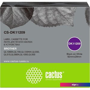 Картридж CACTUS CS-DK11209 (аналог Brother DK11209)