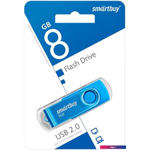 USB Flash SmartBuy Twist 8GB (синий)