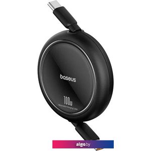 Кабель Baseus Free2Draw Mini Retractable USB Type-C - USB Type-C (1 м, черный)