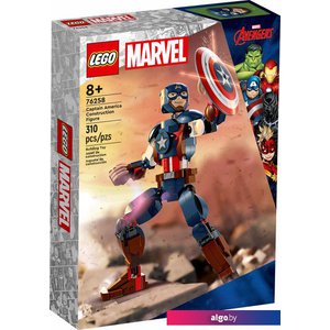 Конструктор LEGO Marvel Super Heroes 76258 Сборная фигурка Капитана Америки