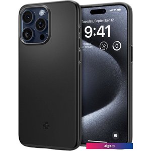 Чехол для телефона Spigen Thin Fit для iPhone 15 Pro ACS06686 (черный)