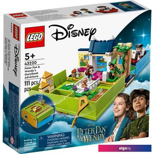 Конструктор LEGO Disney 43220 Приключение Питера Пэна и Венди по сборнику рассказов