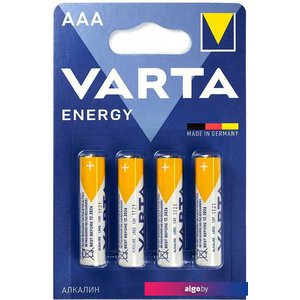 Батарейка Varta Energy LR03 AAA Alkaline 4103 BL4