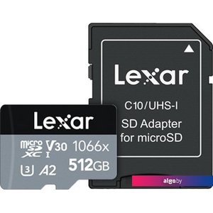 Lexar microSDXC LMS1066512G-BNANG 512GB (с адаптером)