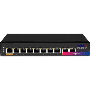 Неуправляемый коммутатор TRASSIR TR-NS1110-120-8PoE