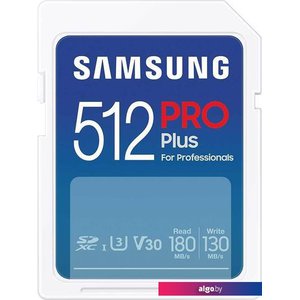 Карта памяти Samsung PRO Plus 2023 SDXC 512GB