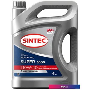 Моторное масло Sintec Super 3000 10W-40 SG/CD 4л