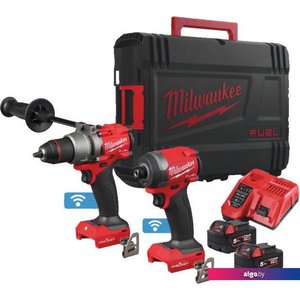 Milwaukee M18 ONEPP2A3-502X 4933493244 (шуруповерт, винтоверт, 2 АКБ, кейс)