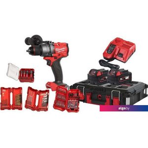 Ударная дрель-шуруповерт Milwaukee M18 FUEL Promo FPD3100P-502P 4933498240 (с 2-мя АКБ 5 Ач, кейс, набор оснастки)