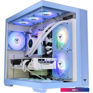 Корпус Thermaltake View 380 TG ARGB Hydrangea Blue CA-1Z2-00MFWN-00