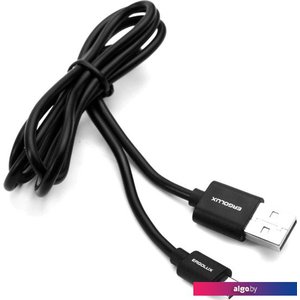 Кабель Ergolux ELX-CDC01P-C02 ПРОМО USB Type-A - microUSB (1 м, черный)