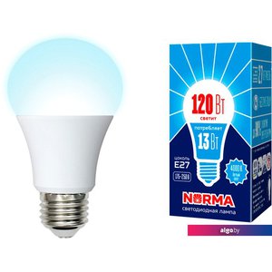 Светодиодная лампочка Volpe LED-A60-13W-NW-E27-FR-NR UL-00004023