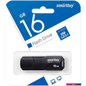 USB Flash SmartBuy Clue 3.0 16GB (черный)