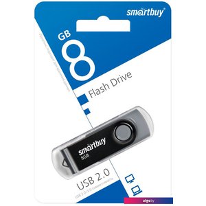 USB Flash SmartBuy Twist 8GB (черный)