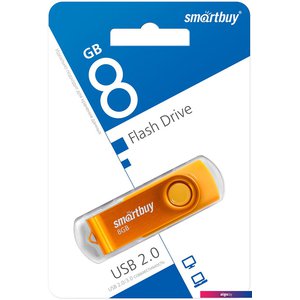 USB Flash SmartBuy Twist 8GB (желтый)