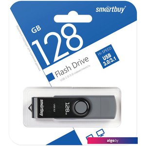 USB Flash SmartBuy Twist Dual 128GB (черный)