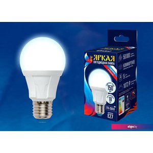 Светодиодная лампочка Uniel LED-A60 18W/4000K/E27/FR PLP01WH UL-00005037