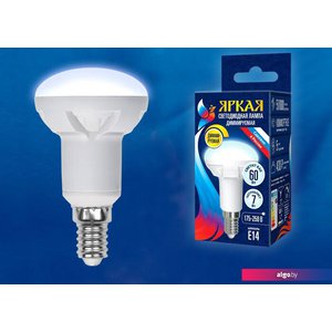 Светодиодная лампочка Uniel LED-R50 7W/4000K/E14/FR/DIM PLP01WH UL-00004709