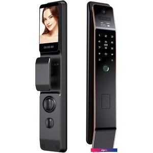 Дверной замок Roome Tuya 3D face intercom Lock 3D face-1 (черный)