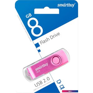 USB Flash SmartBuy Twist 8GB (розовый)