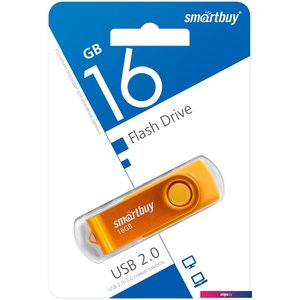 USB Flash SmartBuy Twist 16GB (желтый)