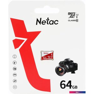 Карта памяти Netac microSDXC P500 ECO 64GB