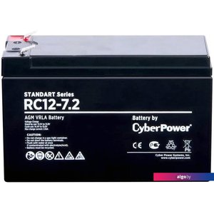 Аккумулятор для ИБП CyberPower RC12-7.2 (12В/7.2 А·ч)