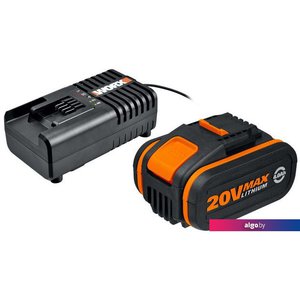 Аккумулятор с зарядным устройством Worx WA3604 (20В/4.0 Ah + 20В)