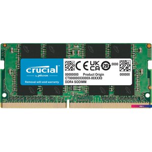 Оперативная память Crucial Basics 8ГБ DDR4 SODIMM 3200МГц CB8GS3200