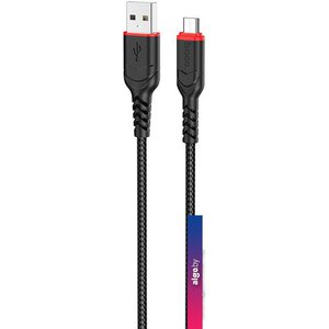 Кабель Hoco X59 Victory USB Type-A - MicroUSB (1 м, черный)