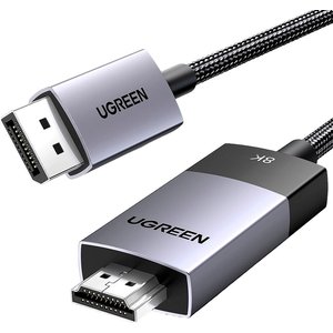 Кабель Ugreen DP115 80397 DisplayPort - HDMI (2 м, черный)