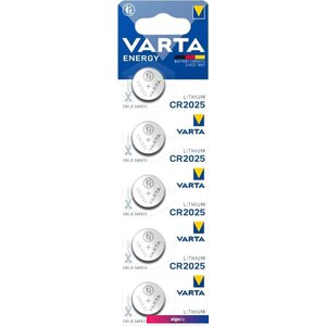 Элементы питания Varta Lithium CR2025 3V 6025229405 (5шт)