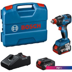 Гайковерт Bosch GDX 18V-200 Professional 06019J2206 (с 2-мя АКБ, кейс)