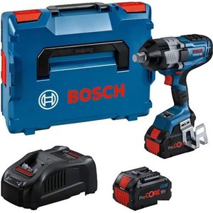 Гайковерт Bosch GDS 18V-1600 HC Professional 06019M1002 (с 2-мя АКБ, кейс)