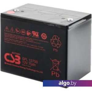 Аккумулятор для ИБП CSB GPL12750 (12В/80 А·ч)