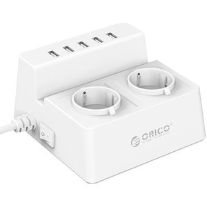 Сетевой фильтр Orico ODC-2A5U-V1-EU-WH