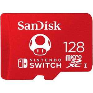 Карта памяти SanDisk For Nintendo Switch microSDXC SDSQXAO-128G-GN3ZN 128GB