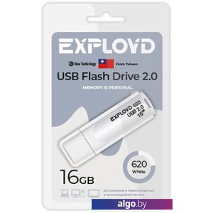 USB Flash Exployd 620 16GB (белый)