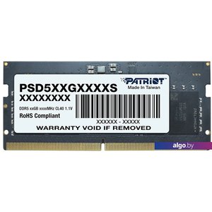 Оперативная память Patriot Signature Line 32ГБ DDR5 4800 МГц PSD532G48002S