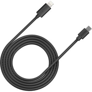 Кабель Canyon CNE-CFI12B USB Type-C - Lightning (2 м, черный)