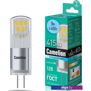 Светодиодная лампочка Camelion LED5-G4-JC-NF/845/G4