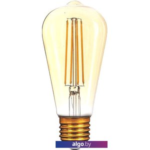 Светодиодная лампа Gauss LED Filament ST64 E27 8W Golden 2400К 157802008