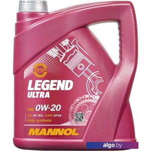 Моторное масло Mannol Legend Ultra 0W-20 4л