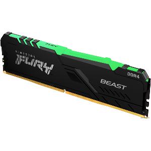 Оперативная память Kingston FURY Beast RGB 8GB DDR4 PC4-25600 KF432C16BBA/8