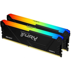 Оперативная память Kingston FURY Beast RGB 2x8ГБ DDR4 3600МГц KF436C17BB2AK2/16