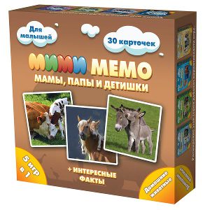 Настольная игра Нескучные игры Ми-Ми-Мемо Домашние животные 8051