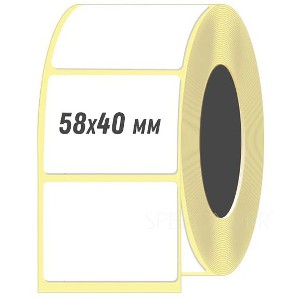 Термоэтикетки 58x40mm 500шт в рулоне (4шт) комплект ТермоЭко 45742