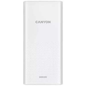 Внешний аккумулятор Canyon CNE-CPB2001W 20000mAh (белый)