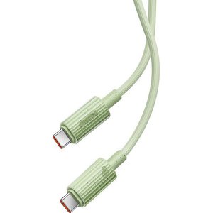 Кабель Baseus Habitat Series Fast Charging Cable 100W USB Type-C - USB Type-C (1 м, зеленый)