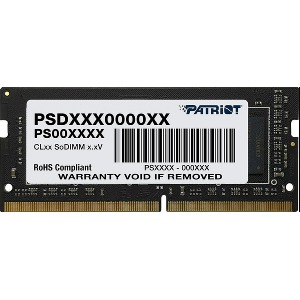 Оперативная память Patriot Signature Line 16GB DDR4 SODIMM PC4-25600 PSD416G32002S